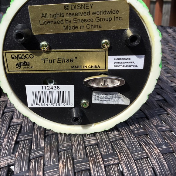 Disney Tinkerbell Snowglobe 5.5" Beethoven Fur Elise Musical Water Globe - Picture 5 of 5